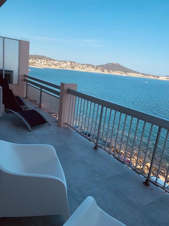 Magnifique duplex vue mer inoubliable Sanary Sur Mer Extérieur photo
